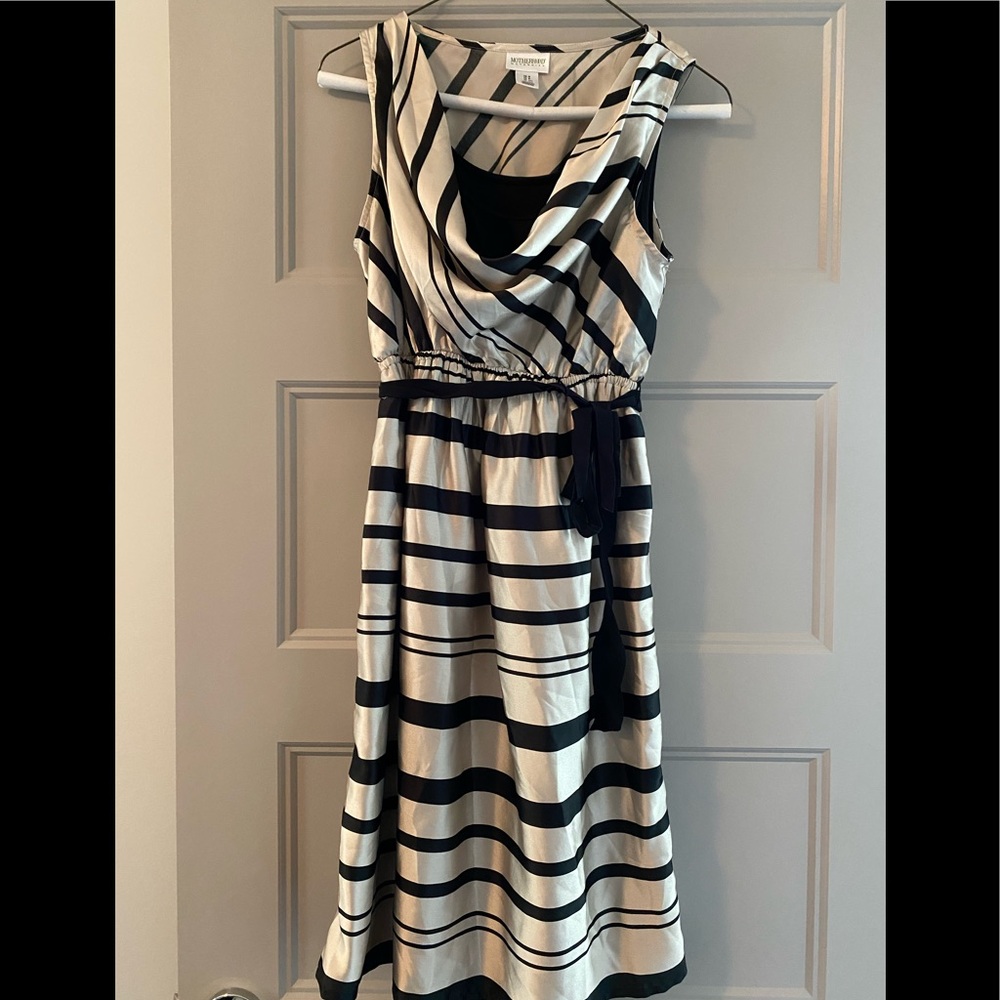 Motherhood Maternity Striped Dress - Picture 1 of 3
